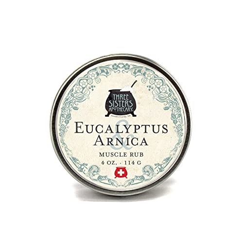 Three Sisters Apothecary Muscle Rub 4oz. (Eucalyptus and Arnica)