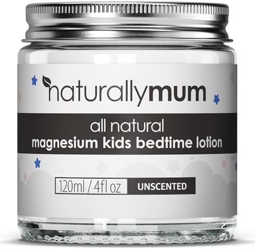 Magnesium Bedtime Lotion for Kids & Babies [NATURAL & SAFE] - Topical Kids Magnesium Cream Lotion for Sleep - Safe for Babies (6M+) - Support for Sleep, Bone & Overall Kids Health