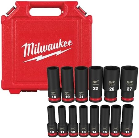 Milwaukee Socket Set 6POINT MET DP 1/2IN 49-66-7014