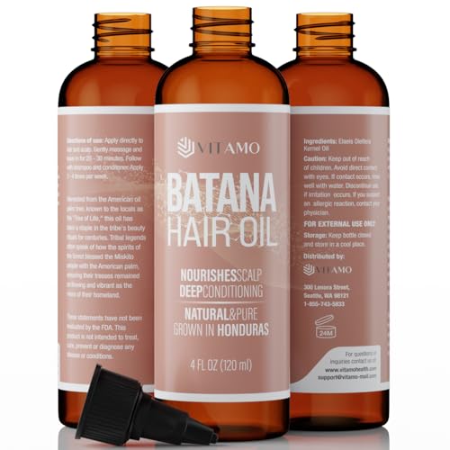 Premium Batana oil for Hair Growth |100% Raw Elaeis Oleifera for Natural Scalp Care | Dr Sebi Hair Shine treatment for Men & Women | Natural Cold Pressed Extraction Method | Liquid Formula