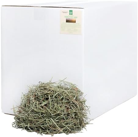 Small Pet Select 2nd Cutting Perfect Blend Timothy Hay Pet Food for Rabbits, Guinea Pigs, Chinchillas and Other Small Animals, Premium Natural Hay Grown in The US, 40 LB