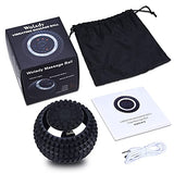 Wolady Vibrating Massage Ball 4-Speed High-Intensity Fitness Yoga Massage Roller, Relieving Muscle Tension Pain & Pressure Massaging Balls (Black)