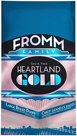 Fromm Heartland Gold Large Breed Puppy Dry Dog Food - Dry Puppy Food for Large & Giant Breeds - Beef Recipe - 4 lb