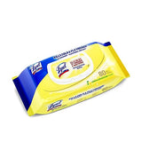 Lysol® Disinfecting Wipes, Lemon And Lime Blossom, 7" x 8", 17.7 Oz, 80 Wipes Per Flat Pack, Carton Of 6 Flat Packs