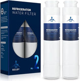 TEEHAY EPTWFU01 Frigidaire Water Filter Replacement, Refrigerator Water Filter Compatible with Frigidaire EPTWFU01, EWF02, Pure Source Ultra II (White, 2 Pack)