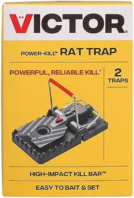 Victor M144-2B Instant Power-Kill Easy Set Reusable Rat Trap - 2 Traps