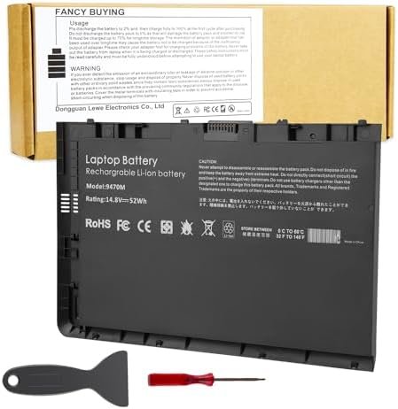 New BT04XL 14.8V 52WH Notebook Battery for HP EliteBook Folio 9470 9470M 9480m Ultrabook BT04 BA06 HSTNN-IB3Z HSTNN-I10C 687945-001 H4Q47AA 687517-241 HSTNN-DB3Z 687517-171 BA06XL H4Q48AA
