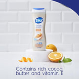 Dial Body Wash, Orange Peel & Cocoa Butter, 16 Fl Oz (Pack of 4)