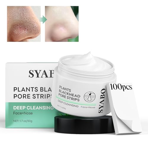 Blackhead Remover, Nose Pore Strips for Blackheads, Black Head Remover Peel Off Mask for Face with 100pcs Strips, Puntos Negros Remover, 50g