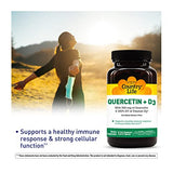 Country Life Quercetin + Vitamin D3 with 500mg of Quercetin & 100% Daily Value of Vitamin D3, 90 Vegetarian Capsules, Certified Gluten Free, Certified Vegetarian