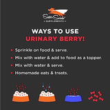 Super Snouts Urinary Berry Urinary Tract Supplements for Dogs & Cats, Made in USA, US & Canadian Blueberry & Cranberry Powder, UTI, Kidney Health Support, Bladder Support for Dogs (2.64 oz)