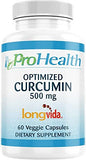 ProHealth Optimized Curcumin Longvida (60 Capsules, 1000 mg per Serving)