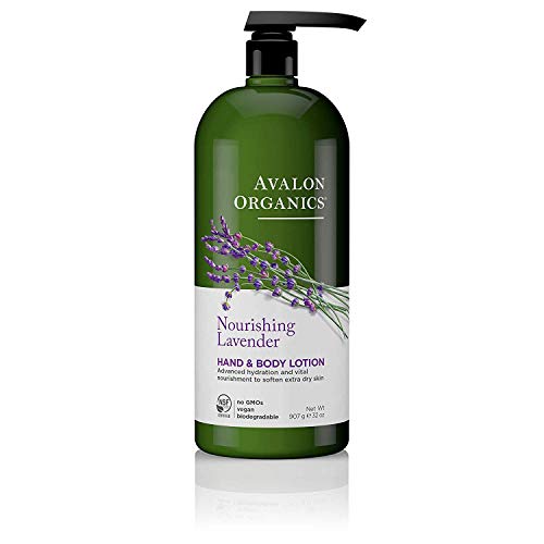 Avalon Organics Hand & Body Lotion, Nourishing Lavender, 32 Oz