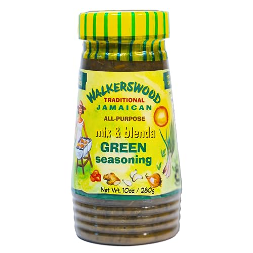Walkerswood Traditional Jamaican All Purpose Mix and Blenda Green Seasoning, 10 oz