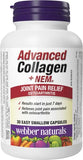 Webber Naturals Advanced Collagen with Natural Eggshell Membrane (NEM), 30 Capsules, Helps Relieve Joint Pain and Increase Flexibility