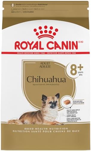 Royal Canin Chihuahua Adult 8+ Breed Specific Dry Dog Food for Senior Dogs, 2.5 lb. bag