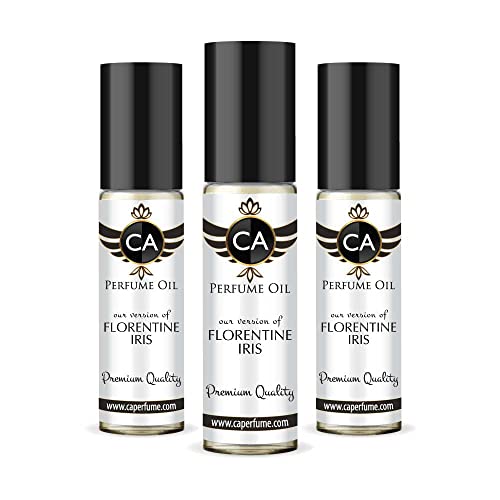 CA Perfume Impression of Ermenegildo Z. Florentine Iris For Men Replica Fragrance Body Oil Dupes Alcohol-Free Essential Aromatherapy Sample Travel Size Concentrated Long Lasting Roll-On 0.3 Fl Oz-X3