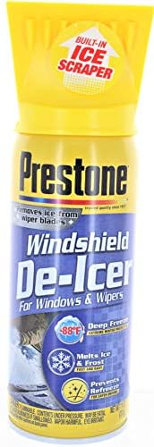Prestone AS242 Windshield De-Icer - 11 oz. Aerosol 2 Pack