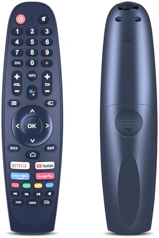 EC32V2HA EC40V2FA Replacement Remote Control for SANSUI TV Remote, for BLAUPUNKT TV Remote, for Caixun Android TV Remote，for ARRQW TV Remote （No Voice Function）
