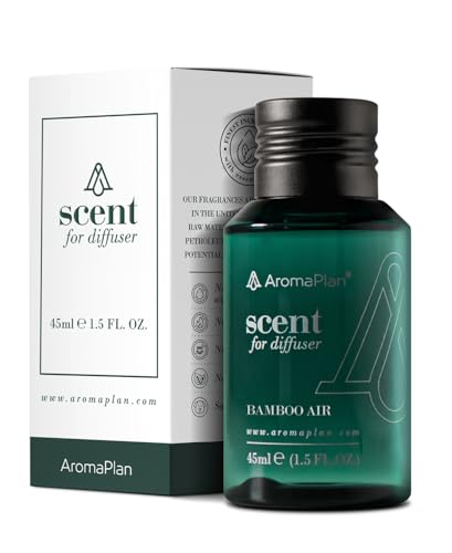 Aromaplan Hotel Scents Bamboo Air, 1.5 Fl Oz (45 ml)- Home Luxury Aroma & Hotel Collection Essential Oil- Hotel Essential Oil for Aromatherapy- USA Made, Bolder Aroma & Longer Lasting
