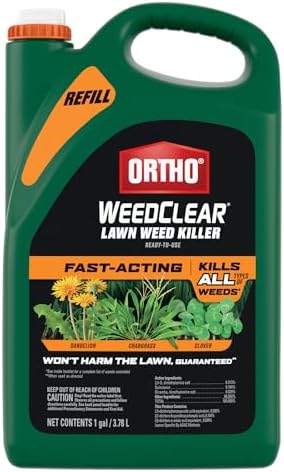 Ortho WeedClear Lawn Weed Killer Ready-to-Use, Refill, Kills Crabgrass, Dandelion and Clover, 1 gal.