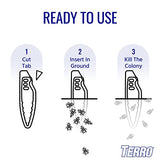 TERRO T1813 Outdoor Ready-to-Use Liquid Ant Bait Stake Killer Trap - Kills Common Household Ants - 8 Pcs