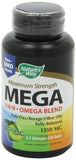 Nature's Way MEGA 3/6/9 Omega Blend, Non-GMO, Fish | Flax | Borage | Oils, Lime Flavor, 90 Count