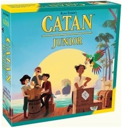CATAN Junior Board Game - Swashbuckling Adventure for Young Pirates! Strategy Game, Fun Family Game for Kids and Adults, Ages 6+, 2-4 Players, 30 Minute Playtime, Made by CATAN Studio
