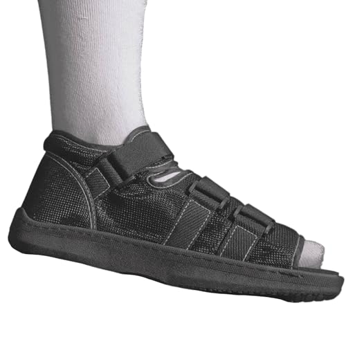 Brace On Post Op Shoe - Orthopedic Shoes for Women & Men, Walking Boot, Ankle Support for Men & Women, Plantar Fasciitis Brace, Medical Boot for Injury (Women, Medium, Shoe Size 6-7.5)