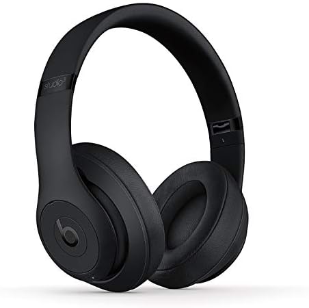 Beats Studio3 Wireless Noise Cancelling Over-Ear Headphones - Apple W1 Headphone Chip, Class 1 Bluetooth, Active Noise Cancelling, 22 Hours of Listening Time - Matte Black (Previous Model)