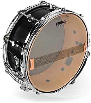 Evans Clear 500 Snare Side Drum Head - Single Ply 5mil Film Drumhead - Ideal for Deep Drums or Heavy Rock - 14 Inch