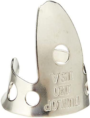 Jim Dunlop 34R020 .020 Inch Nickel Silver Finger and Thumbpicks, 50-Pack