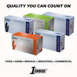 1st Choice 6 mil Mechanic Gloves, Nitrile Gloves Disposable Latex Free - XXL Box of 100 Orange Nitrile Disposable Glove