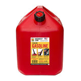 Midwest Can Company 5610 5 Gallon Gas Can Fuel Container Jugs w/Spout (2 Pack)