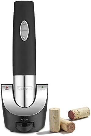 Cuisinart Vacuum Sealer Cordless Wine Opener, One Size, Black