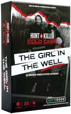 Hunt A Killer: Cold Case: Girl in The Well, Murder Mystery Board Game for 2 Players, Ages 14+