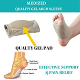 MEDIZED® Plantar Fasciitis Therapy Wrap Heel Foot Pain Arch Support Ankle Brace Insole Orthotic (Women SIZE)