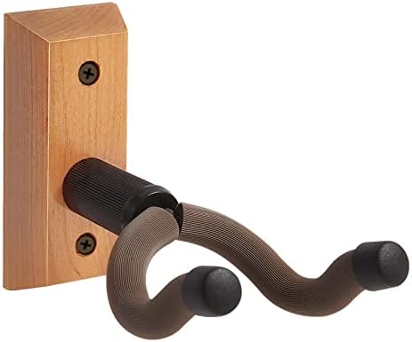 Guitar Wall Mount, Guitar Hangers Hooks Bracket Holders Stand for Acoustic and Electric Guitars Bass Banjo Mandolin, Hardwood Home & Studio Guitar Hanger