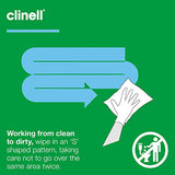 Clinell Universal Cleaning and Disinfectant Wipes for Surfaces - Pack of 24 - 40 Wipes per Pack (960 Wipes) - Clip Pack - Multi Purpose Wipes, Kills 99.99% of Germs, Quick Action