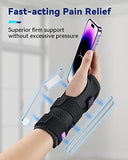Fitomo Carpal Tunnel Wrist Brace Night Support with 3 Metal Splints for Sleeping and Soft Thumb Opening, Adjustable Wrist Support Hand Brace for Tendonitis Arthritis Sprains, 1 Unit, Right Hand