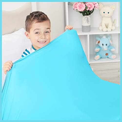 Sensory Compression Blanket | Spandex Bed Sheet for Kids & Adults | Deep Relaxing Feeling, Release Oxytocin | Helps With: SPD, Anxiety, ADHD, Autism and More | Breathable & Stretchable | Full Size