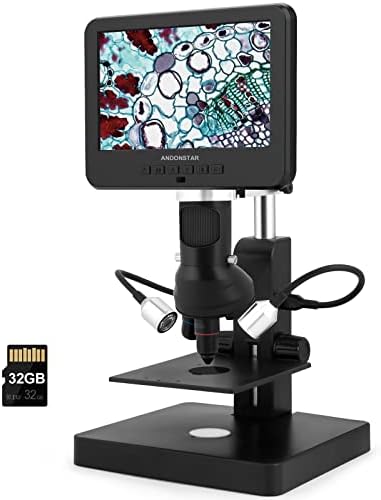 Andonstar AD246SP 4000X UHD 2160P HDMI Digital Microscope for Biological Microscope Kit,PCB Soldering Microscope for Phone Watch Repairing