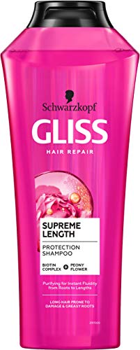 Schwarzkopf Gliss Supreme Length Shampoo für langes und strapazierbares Haar 400ml