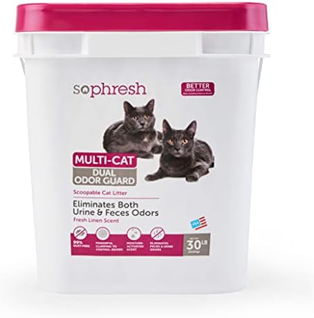 So Phresh Dual Odor Guard Scoopable Cat Litter 30 lbs.