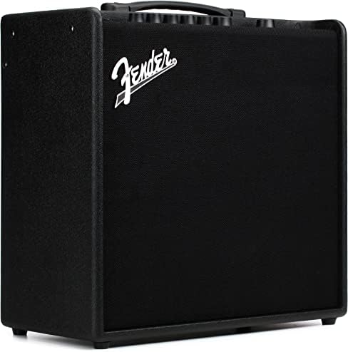 Fender Mustang LT50 Guitar Amp, 50 Watts, with 2-Year Warranty 30 Preset Effects with USB Audio Interface for Recording, 20Dx19.5Wx11.5H Inches, Black