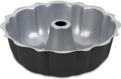 Cuisinart Chef's Classic Nonstick Bakeware 9-1/2-Inch Fluted Cake Pan,Silver