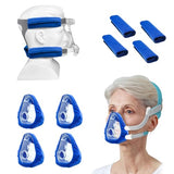 NATAKU CPAP' Mask Liners Kit - Compatible with AirFit F20 & AirTouch F20 for Reducing Air Leakage, Soft Strap Covers for Most Headgear Strap Reduce Red Mark, NOT for Mirage Quattro, F30/Nasal Mask