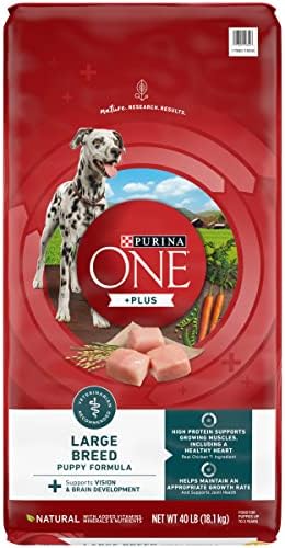 Purina ONE Plus Large Breed Puppy Food Dry Formula - 40 Lb. Bag.