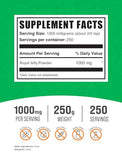 BULKSUPPLEMENTS.COM Royal Jelly Powder - Royal Jelly 1000mg - Royal Jelly Nutritional Supplements - Royal Jelly Supplement - for Immune Support - 1000mg per Serving (250 Grams - 8.8 oz)