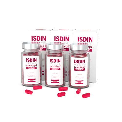 ISDIN Lambdapil Hair Density Capsules: Hair Thickening Vitamin Capsules for Thinning Hair